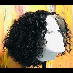 Curly lace front wig set